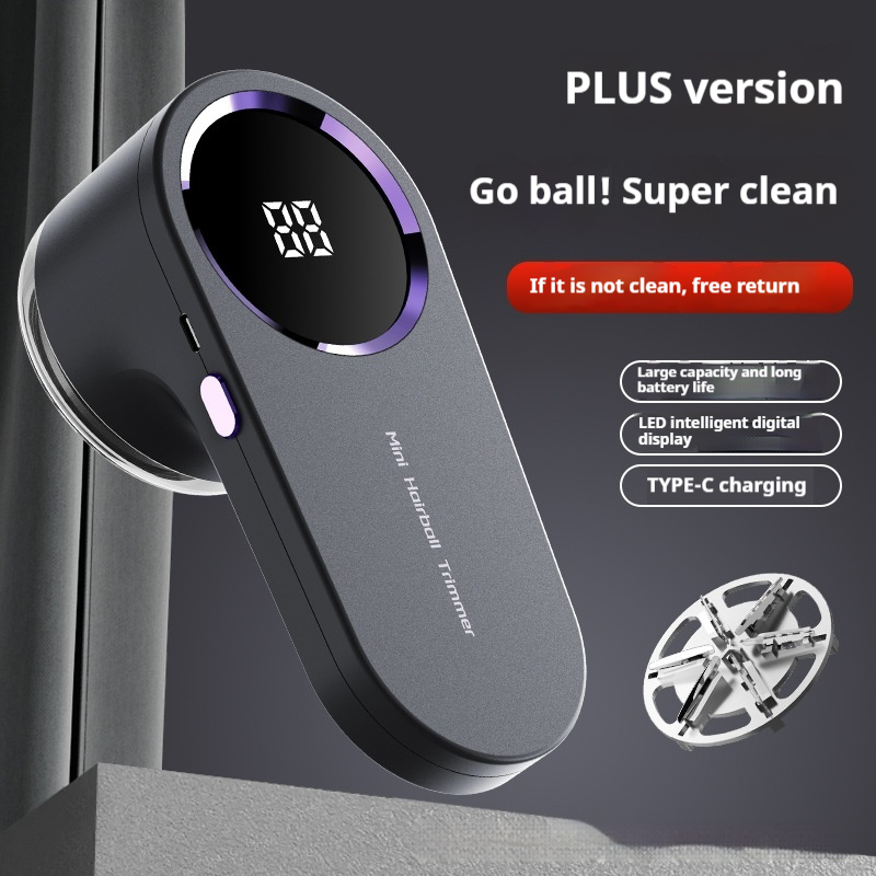 Removedor de Pelusa Eléctrico Portátil con Pantalla LED